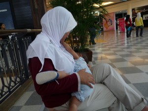 Breastfeeding at public