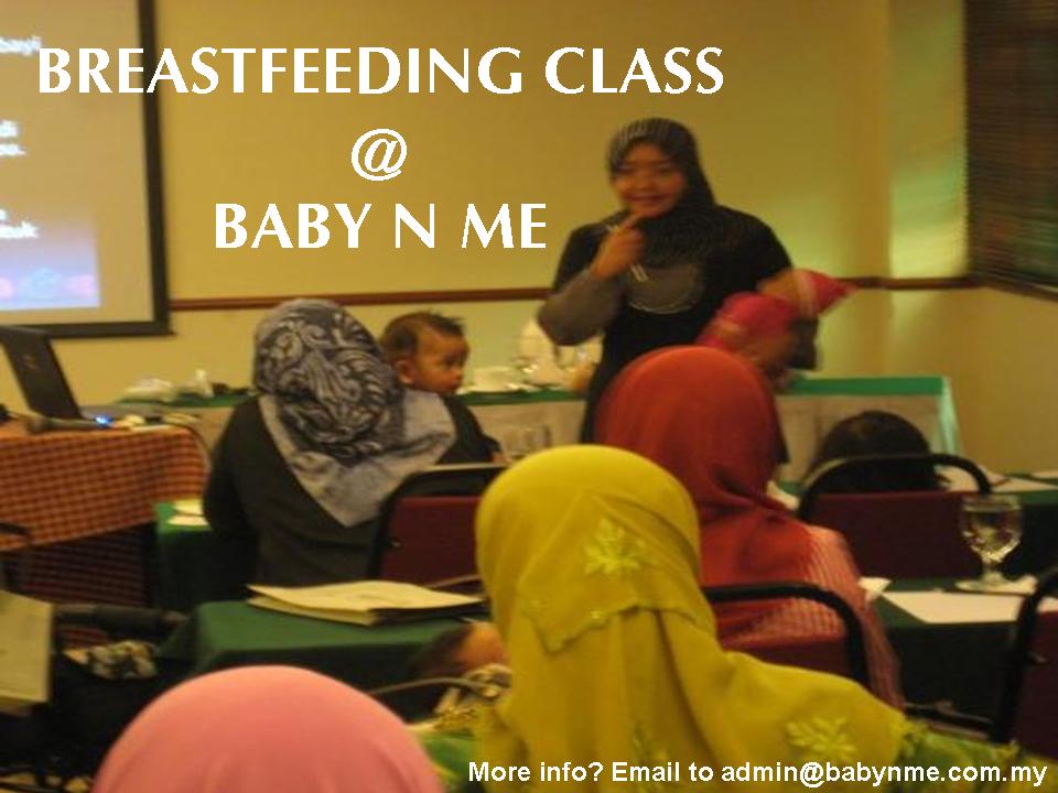 banner breastfeeding class @ Baby N Me